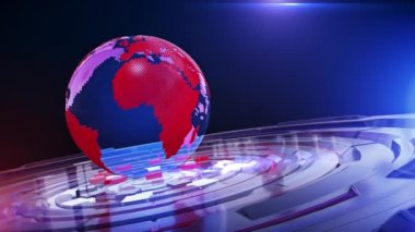 3D Dünya Haberleri Arkaplanı, Dijital Dünya Haber Stüdyosu Haber Stüdyosu Haberleri ve Dünya 'dan son dakika haberleri