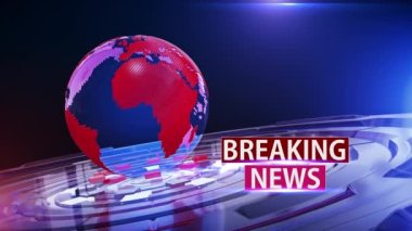 dijital dünya flaş haber stüdyoları haber bülteni için arka plan ve dünya haberlerinden son dakika haberleri.