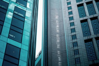 Ticari bina yakın çekim