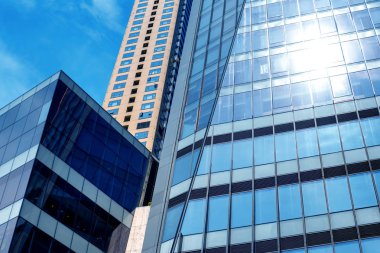 Ticari bina yakın çekim