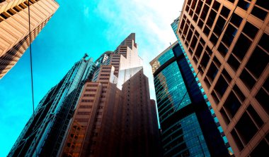 Ticari bina yakın çekim