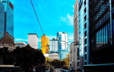 Ticari bina yakın çekim