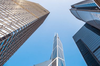 Ticari bina yakın çekim