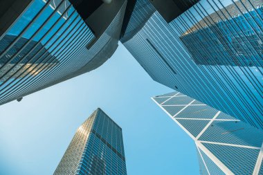 Ticari bina yakın çekim