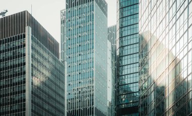 Ticari bina yakın çekim