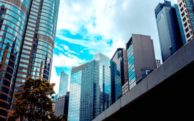 Ticari bina yakın çekim