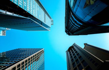 Ticari bina yakın çekim