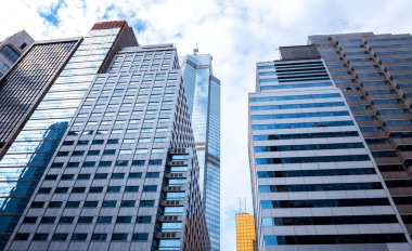 Ticari bina yakın çekim