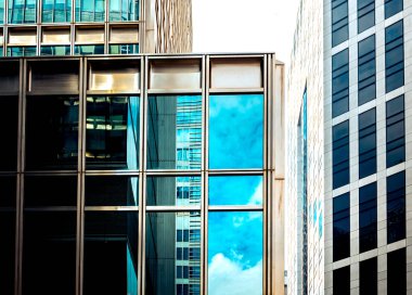 Ticari bina yakın çekim