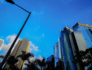 Ticari bina yakın çekim