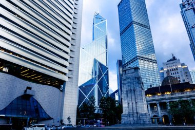 Ticari bina yakın çekim