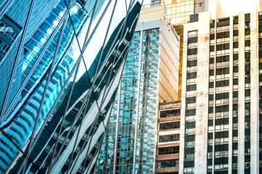 Ticari bina yakın çekim