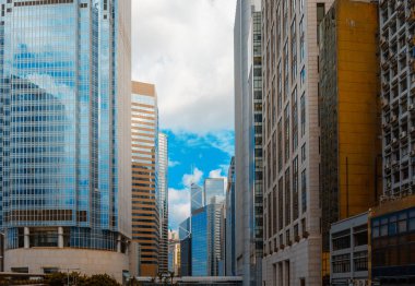 Ticari bina yakın çekim