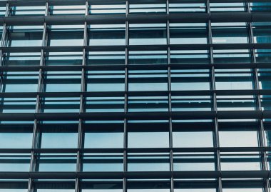 Modern ticari bina yakın çekim 