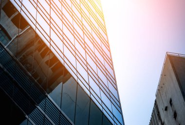 Ticari bina yakın çekim