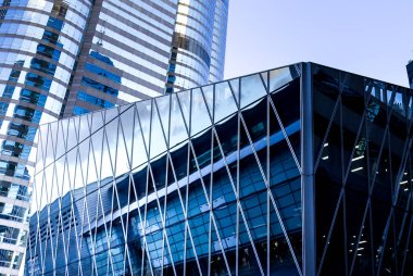 Ticari bina yakın çekim