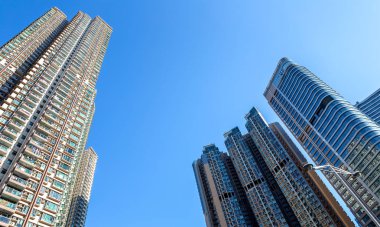 Ticari bina yakın çekim