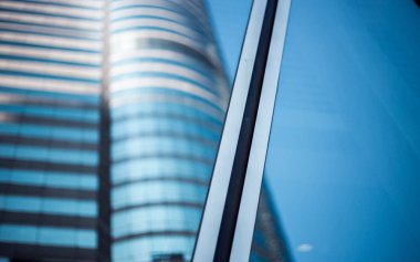 Ticari bina yakın çekim