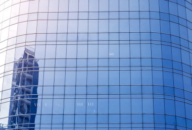 Ticari bina yakın çekim