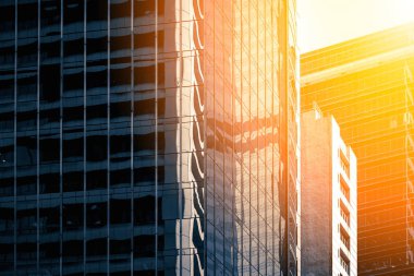 Ticari bina yakın çekim