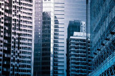 Ticari bina yakın çekim