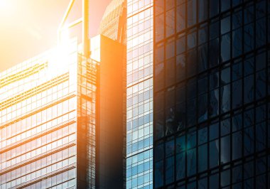 Ticari bina yakın çekim