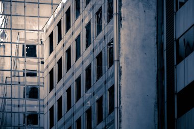 Ticari bina yakın çekim