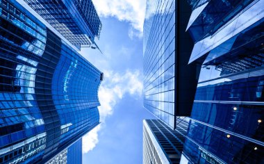 Ticari bina yakın çekim