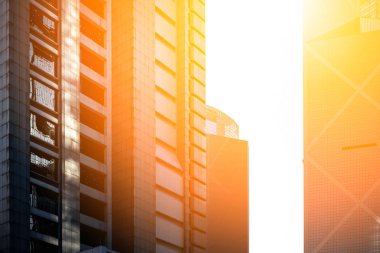 Ticari bina yakın çekim