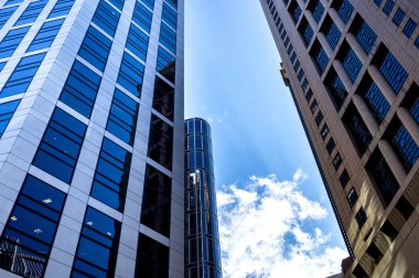 Ticari bina yakın çekim