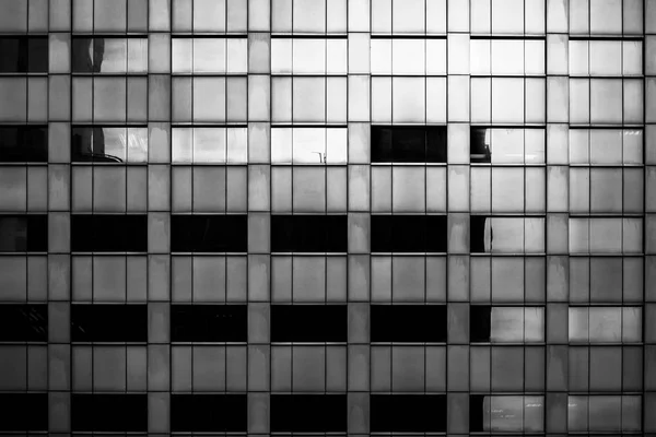 상업 건물 흑백에서 최대를 닫습니다. — 스톡 사진