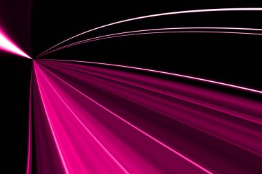 Şehirdeki gece trafiği ışıklarının soyut görüntüsü