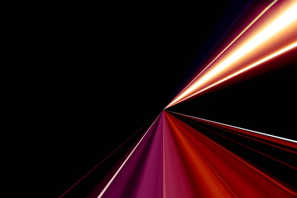 Abstract Image Night Traffic Light Trails City — Stock Photo, Image