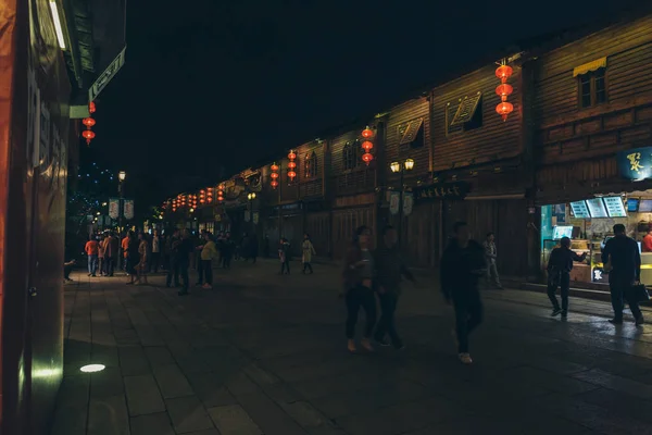 Sanfang qixiang (drei Gassen und sieben Gassen), Fuzhou, China - — Stockfoto