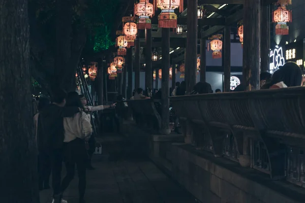 Sanfang Qixiang (Üç Şerit ve Yedi Sokak), Fuzhou, Çin - — Stok fotoğraf