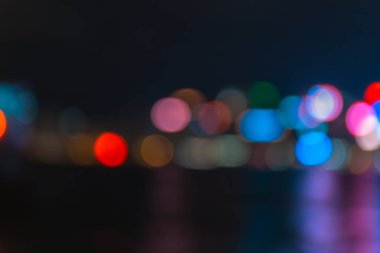 Bulanık Cityscape görünümü, Soyut ışık arka plan