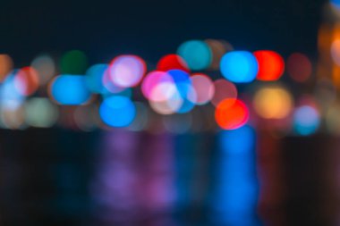 Bulanık Cityscape görünümü, Soyut ışık arka plan