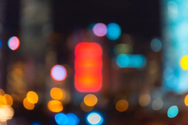 Bulanık Cityscape görünümü, Soyut ışık arka plan