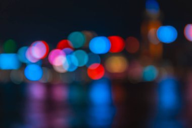 Bulanık Cityscape görünümü, Soyut ışık arka plan