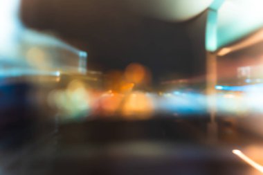 Bulanık Cityscape görünümü, Soyut ışık arka plan