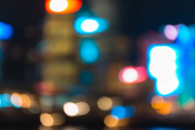 Bulanık Cityscape görünümü, Soyut ışık arka plan