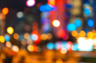 Bulanık Cityscape görünümü, Soyut ışık arka plan