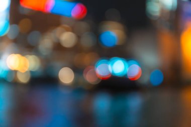 Bulanık Cityscape görünümü, Soyut ışık arka plan