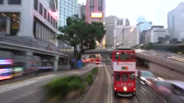 Hong Kong China Mayo 2019 Timelapse Escena Callejera Hong Kong — Vídeos de Stock