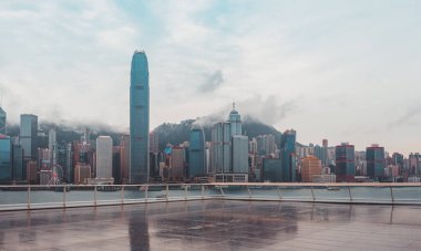 Hong Kong Manzara, Victoria Limanı'ndan Görünüm