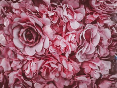 Güzel Yapay Çiçekler Arkaplanı, Vintage tarzı; 