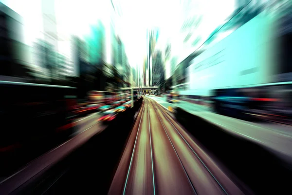 Abstrakcyjny obraz szlaków drogowych w mieście — Zdjęcie stockowe