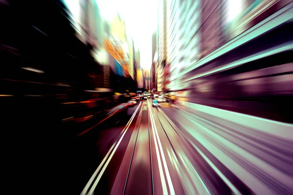 Abstrakcyjny obraz szlaków drogowych w mieście — Zdjęcie stockowe