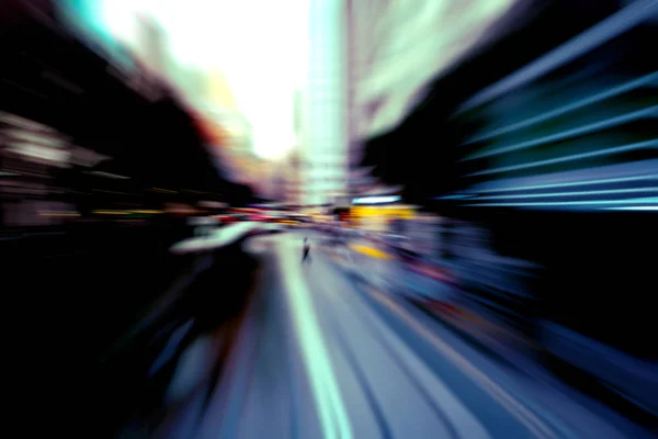 Abstract image of traffic light trails in the city — Stock Photo, Image