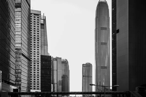 Hong Kong Edificio Comercial Primer plano —  Fotos de Stock